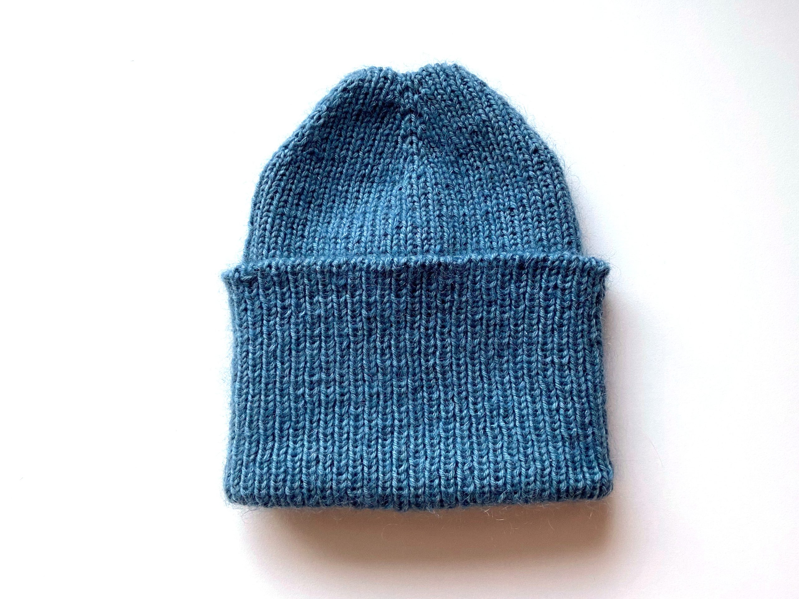 Ribbed Mohair Hat [FREE Knitting Pattern] - Knitgrammer